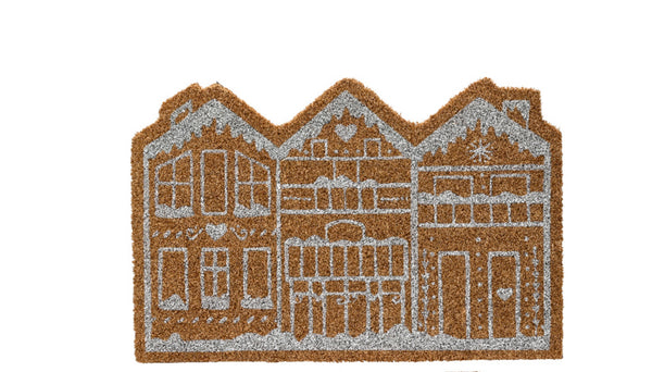 Gingerbread townhouse Doormat