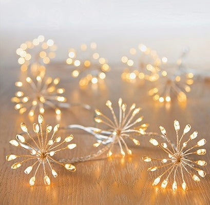 Starburst Warm White String Lights