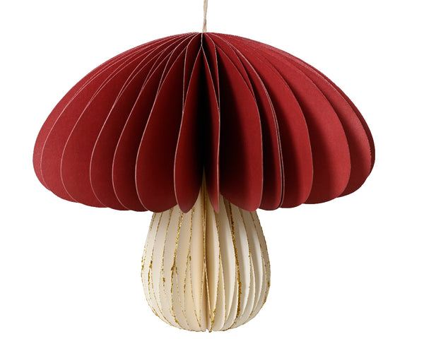 Paper Mushroom Hanging Decoration