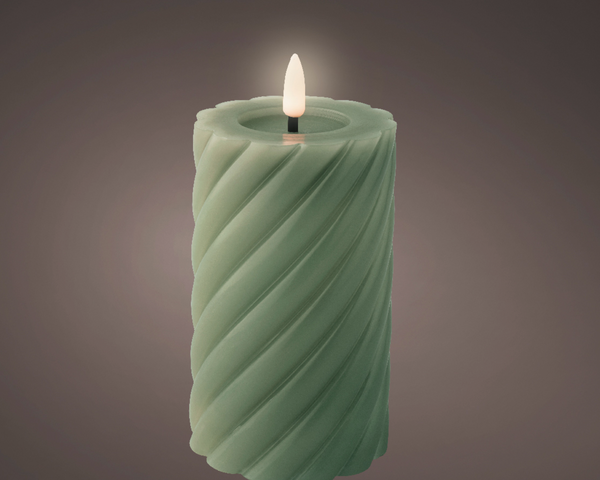 Green Battery Candle 14.8cm