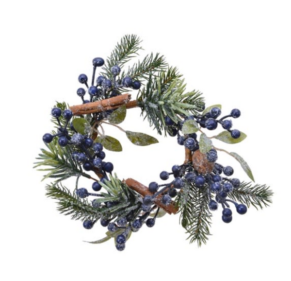 Mini Wreath With Blue Berries